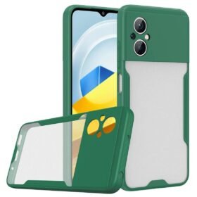 Xiaomi Poco M5 Kılıf Platin Silikon - Yeşil-(5796)