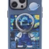 iPhone 14 Pro Kılıf Prada Desenli Kapak - Prada Mavi - 1-(5796)