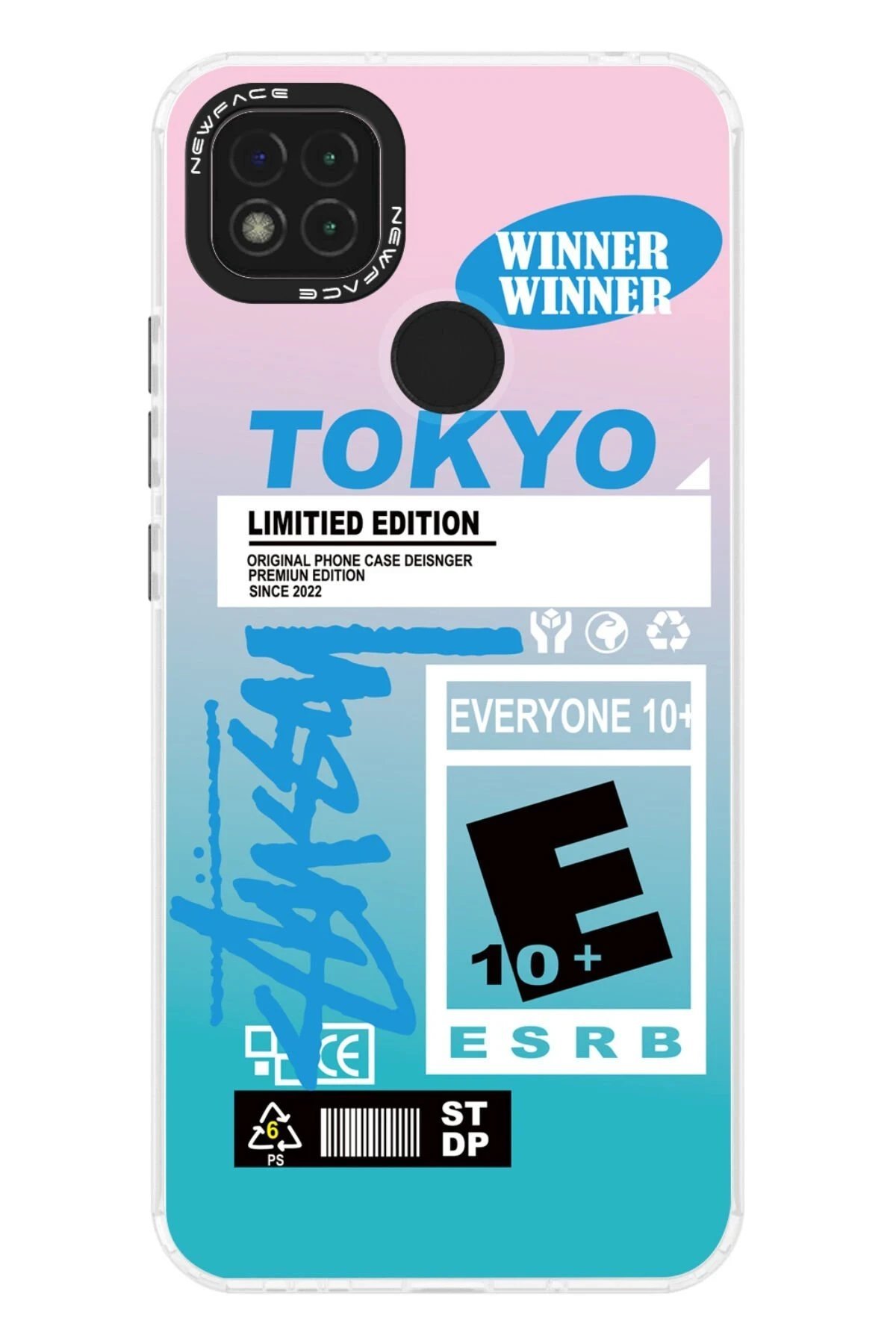 Xiaomi Redmi 9C Kılıf Estoril Desenli Kapak - Estoril - 1-(5796)