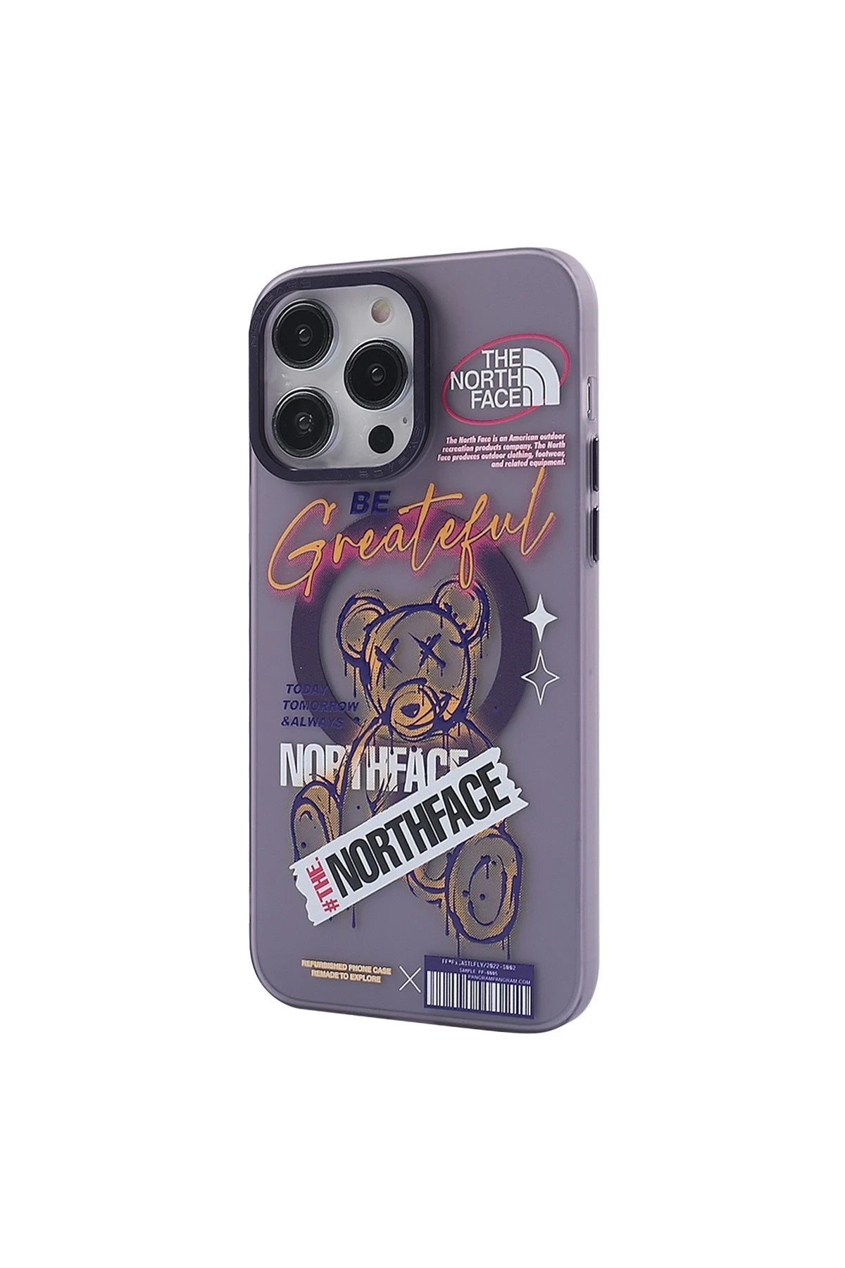 iPhone 14 Pro Kılıf Apollo Magneticsafe Desenli Kapak - Apollo Mor - 2-(5796) - Görsel 2