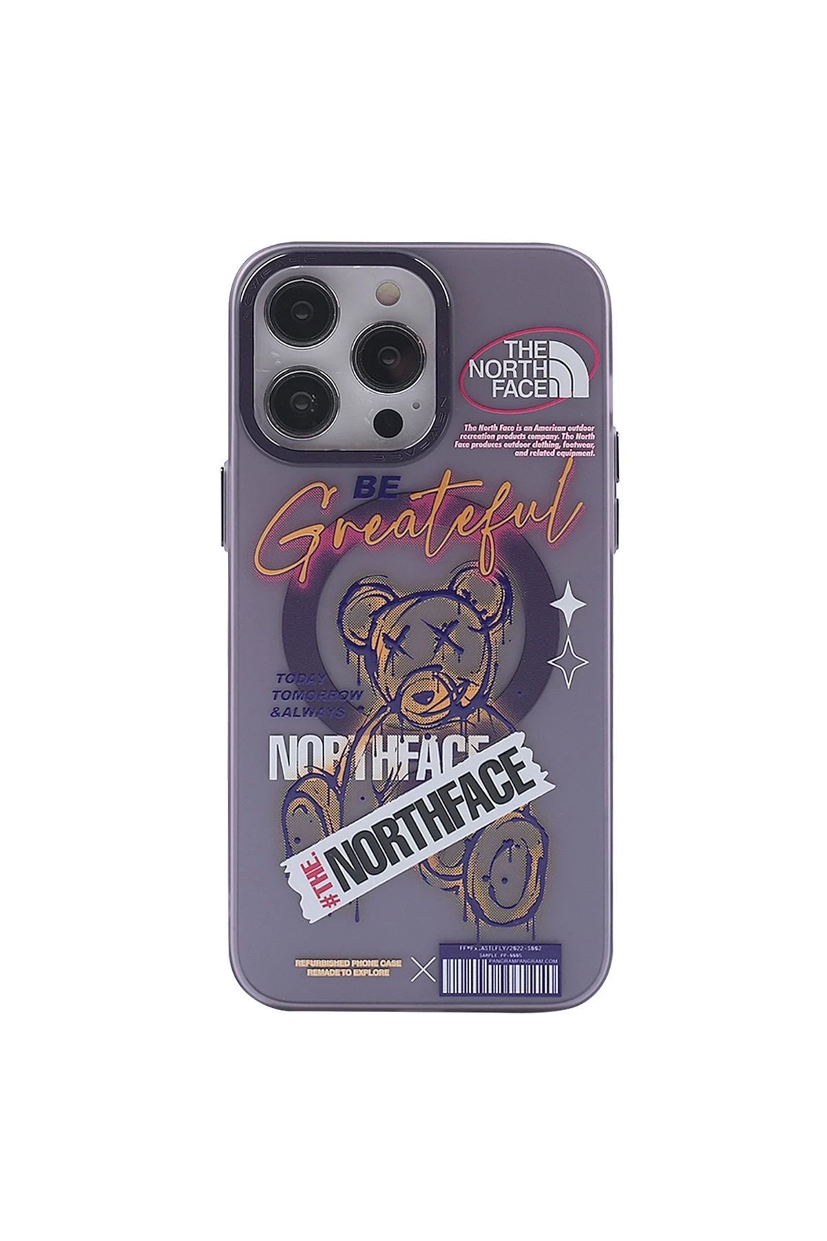 iPhone 14 Pro Kılıf Apollo Magneticsafe Desenli Kapak - Apollo Mor - 2-(5796) - Görsel 3