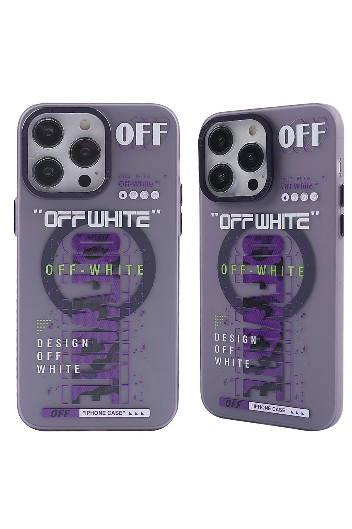 iPhone 14 Pro Kılıf Apollo Magneticsafe Desenli Kapak - Apollo Mor - 3-(5796)