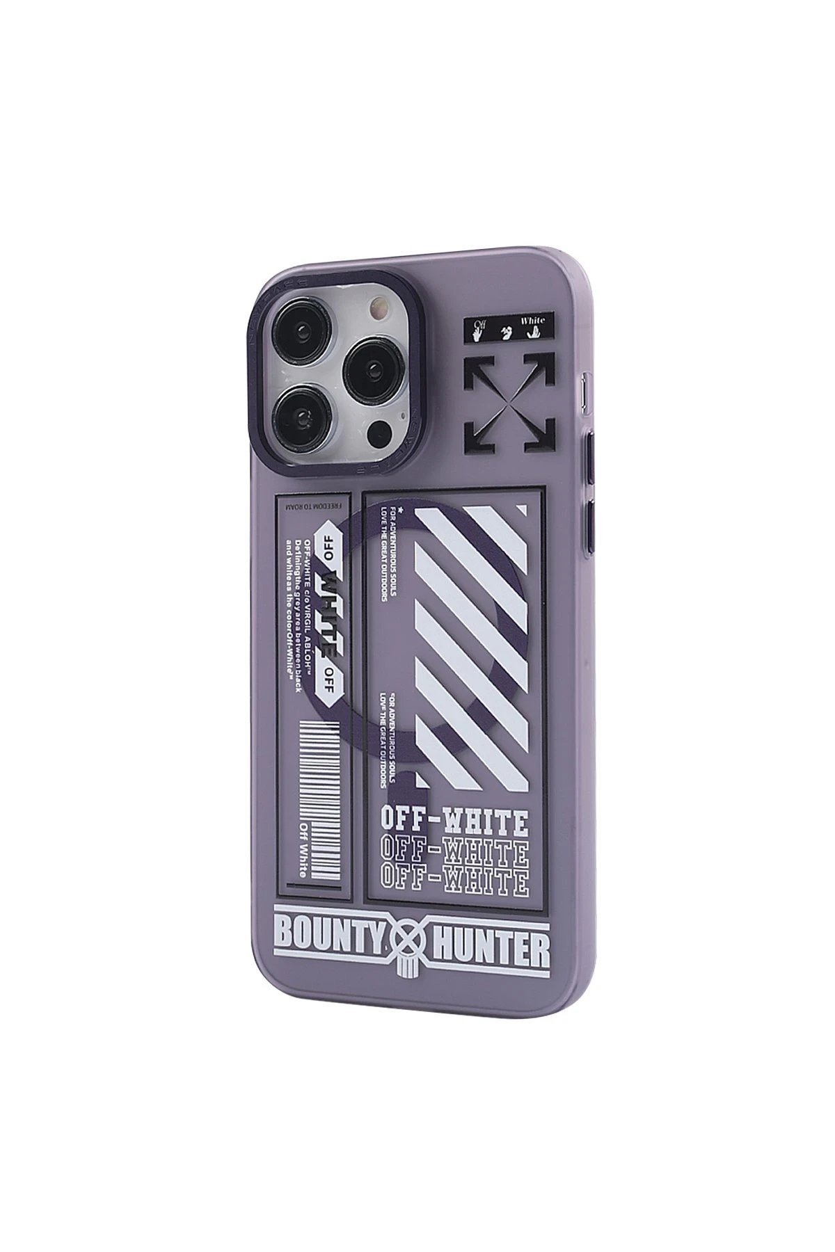 iPhone 14 Pro Max Kılıf Apollo Magneticsafe Desenli Kapak - Apollo Mor - 1-(5796) - Görsel 2