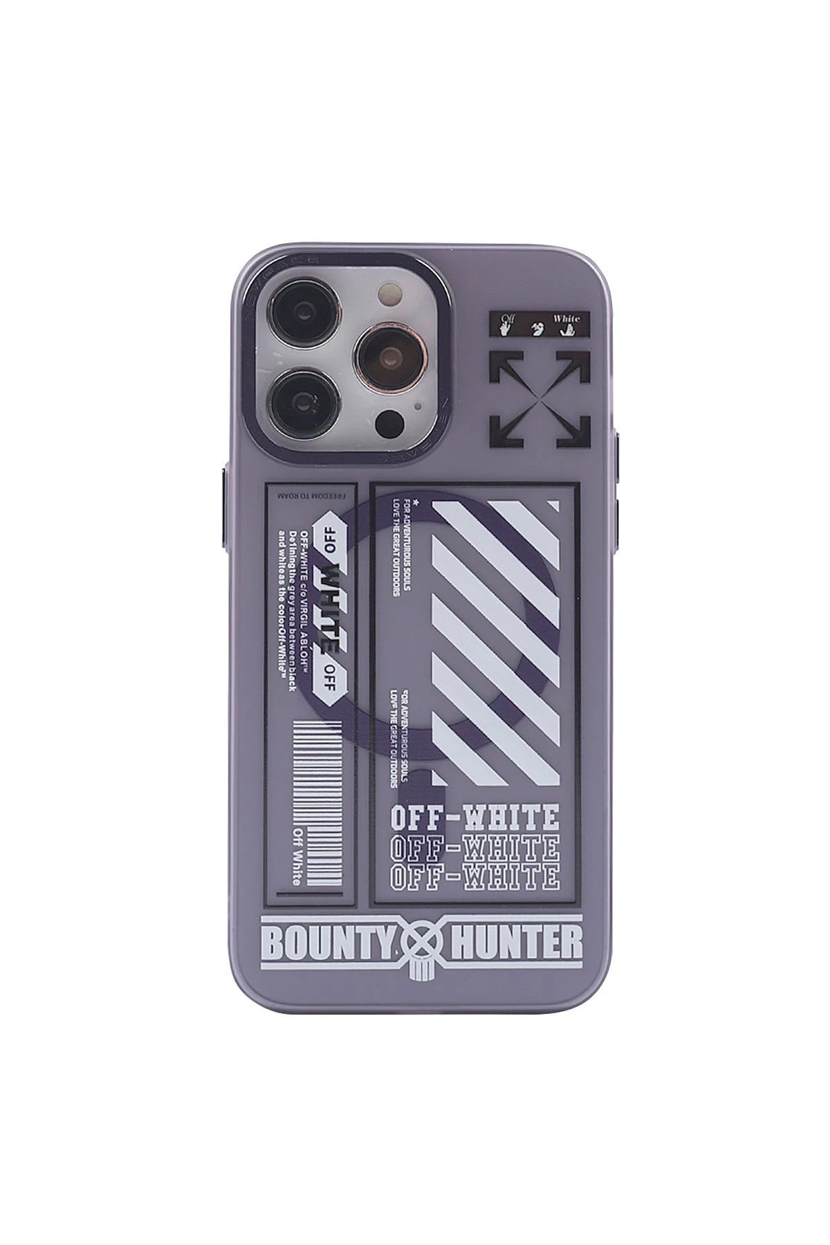 iPhone 14 Pro Max Kılıf Apollo Magneticsafe Desenli Kapak - Apollo Mor - 1-(5796) - Görsel 3