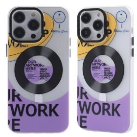 iPhone 14 Pro Max Kılıf Apollo Magneticsafe Desenli Kapak - Apollo Şeffaf - 6-(5796)