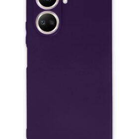Huawei Nova 10 SE Kılıf First Silikon - Mürdüm-(5796)