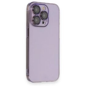 iPhone 13 Pro Max Kılıf Armada Lensli Kapak - Lila-(5796)