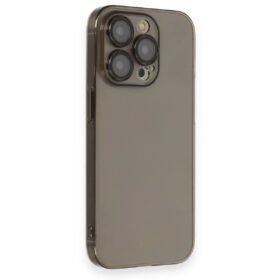 iPhone 14 Pro Kılıf Armada Lensli Kapak - Siyah-(5796)
