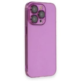 iPhone 14 Pro Kılıf Armada Lensli Kapak - Mor-(5796)