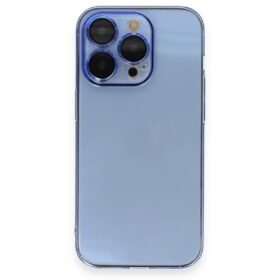 iPhone 14 Pro Max Kılıf Armada Lensli Kapak - Sierra Blue-(5796)