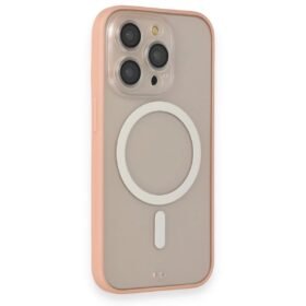 iPhone 14 Pro Kılıf Grand Magneticsafe Kapak - Pembe-(5796)