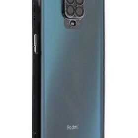 Xiaomi Redmi Note 9 Pro Kılıf Lensli Silikon - Siyah-(5796)