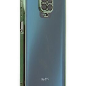 Xiaomi Redmi Note 9 Pro Kılıf Lensli Silikon - Yeşil-(5796)