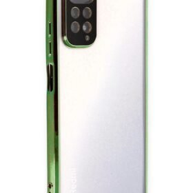 Xiaomi Redmi Note 11 Kılıf Lensli Silikon - Yeşil-(5796)