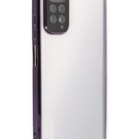 Xiaomi Redmi Note 11 Kılıf Lensli Silikon - Mor-(5796)
