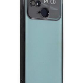 Xiaomi Redmi 10C Kılıf Lensli Silikon - Siyah-(5796)