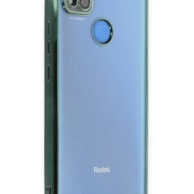 Xiaomi Redmi 9C Kılıf Lensli Silikon - Yeşil-(5796)