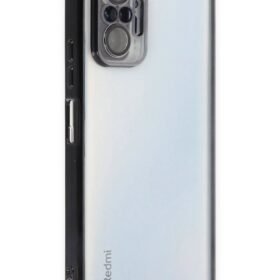 Xiaomi Redmi Note 10 Pro Kılıf Lensli Silikon - Siyah-(5796)