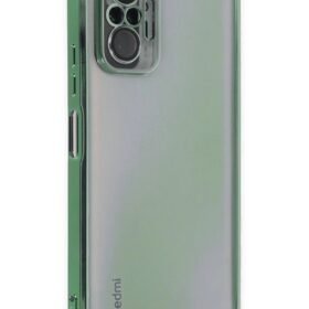 Xiaomi Redmi Note 10 Pro Kılıf Lensli Silikon - Yeşil-(5796)