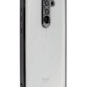 Xiaomi Redmi Note 8 Pro Kılıf Lensli Silikon - Siyah-(5796)