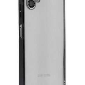 Samsung Galaxy A04 Kılıf Lensli Silikon - Siyah-(5796)