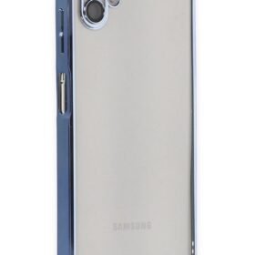 Samsung Galaxy A04 Kılıf Lensli Silikon - Açık Mavi-(5796)