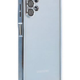 Samsung Galaxy A13 4G Kılıf Lensli Silikon - Açık Mavi-(5796)