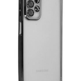 Samsung Galaxy A23 4G Kılıf Lensli Silikon - Siyah-(5796)