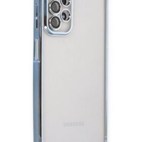 Samsung Galaxy A23 4G Kılıf Lensli Silikon - Açık Mavi-(5796)