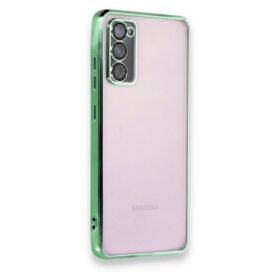 Samsung Galaxy S20 FE Kılıf Lensli Silikon - Yeşil-(5796)