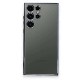 Samsung Galaxy S23 Ultra Kılıf Lensli Silikon - Açık Mavi-(5796)