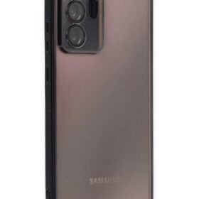 Samsung Galaxy Note 20 Ultra Kılıf Lensli Silikon - Siyah-(5796)