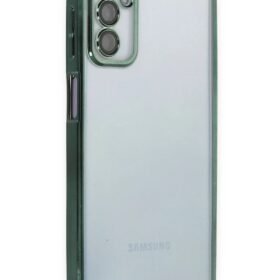 Samsung Galaxy M23 Kılıf Lensli Silikon - Yeşil-(5796)