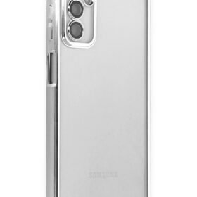 Samsung Galaxy M23 Kılıf Lensli Silikon - Gümüş-(5796)