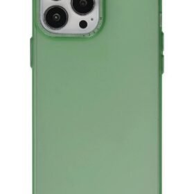 iPhone 13 Pro Kılıf Modos Metal Kapak - Koyu Yeşil-(5796)