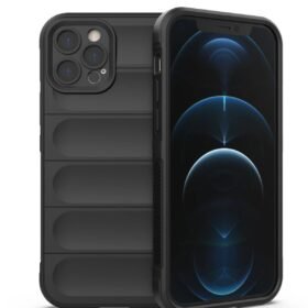 iPhone 12 Pro Kılıf Optimum Silikon - Siyah-(5796)