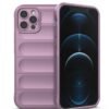 iPhone 12 Pro Kılıf Optimum Silikon - Mor-(5796)
