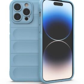 iPhone 14 Pro Kılıf Optimum Silikon - Sky Blue-(5796)