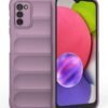 Samsung Galaxy A03S Kılıf Optimum Silikon - Mor-(5796)