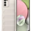 Samsung Galaxy A03S Kılıf Optimum Silikon - Krem-(5796)