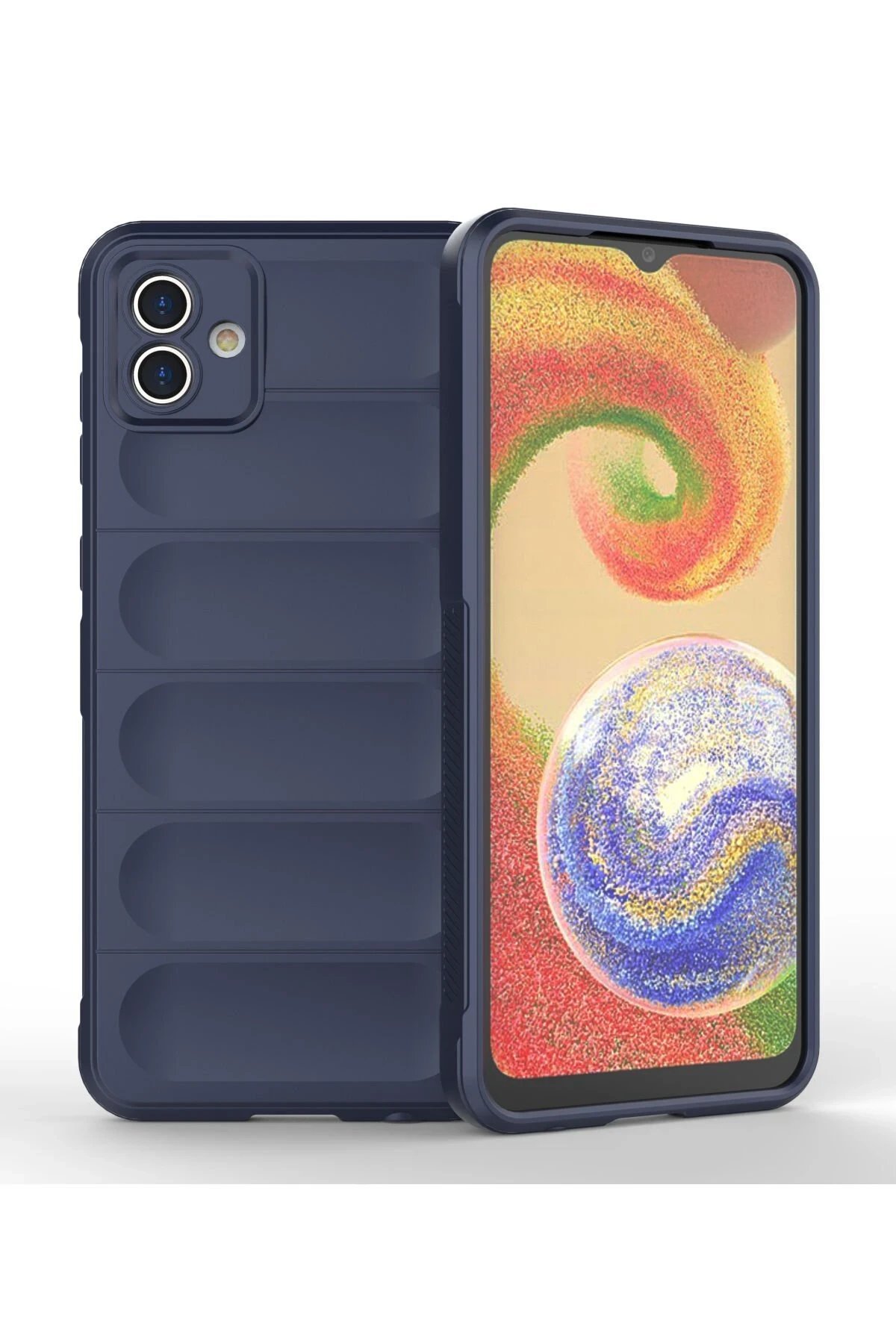 Samsung Galaxy A04 Kılıf Optimum Silikon - Lacivert-(5796)