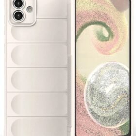Samsung Galaxy A04 Kılıf Optimum Silikon - Krem-(5796)