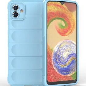Samsung Galaxy A04 Kılıf Optimum Silikon - Sky Blue-(5796)