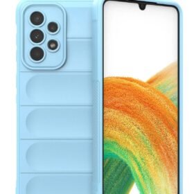 Samsung Galaxy A33 5G Kılıf Optimum Silikon - Sky Blue-(5796)