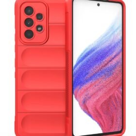 Samsung Galaxy A53 5G Kılıf Optimum Silikon - Kırmızı-(5796)