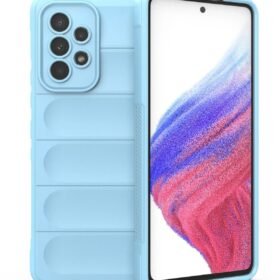 Samsung Galaxy A53 5G Kılıf Optimum Silikon - Sky Blue-(5796)