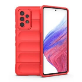 Samsung Galaxy A73 5G Kılıf Optimum Silikon - Kırmızı-(5796)
