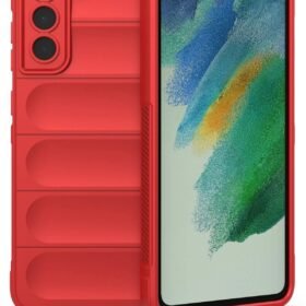 Samsung Galaxy S22 Plus Kılıf Optimum Silikon - Kırmızı-(5796)