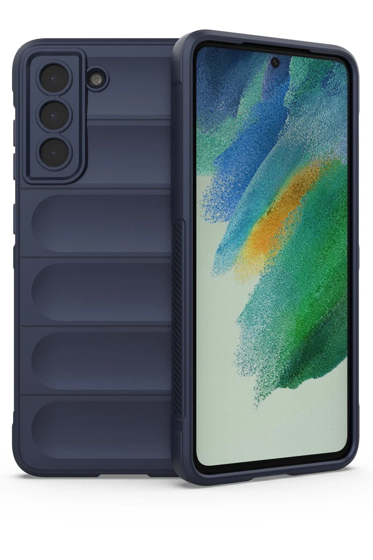 Samsung Galaxy S22 Plus Kılıf Optimum Silikon - Lacivert-(5796)