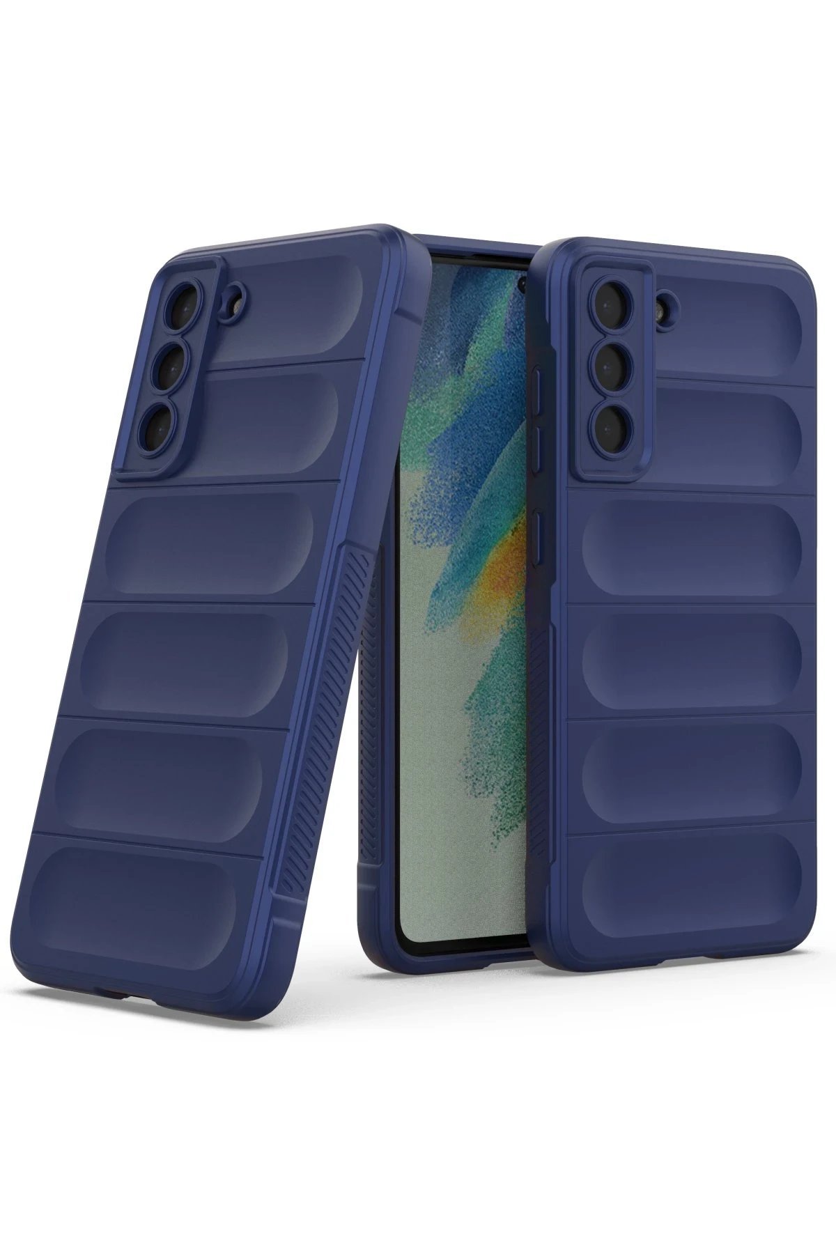 Samsung Galaxy S22 Plus Kılıf Optimum Silikon - Lacivert-(5796) - Görsel 2